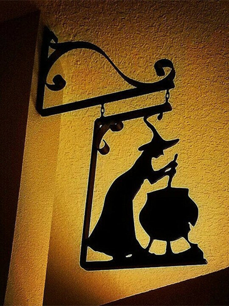 Metal Wall Art Witch Logo Metal Sign Crafts Decoration