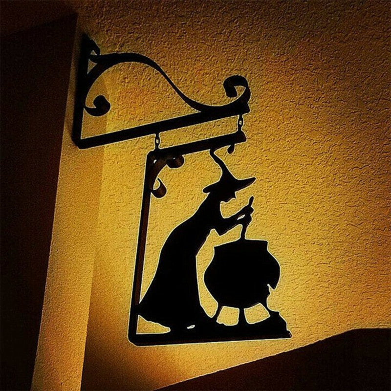 Metal Wall Art Witch Logo Metal Sign Crafts Decoration