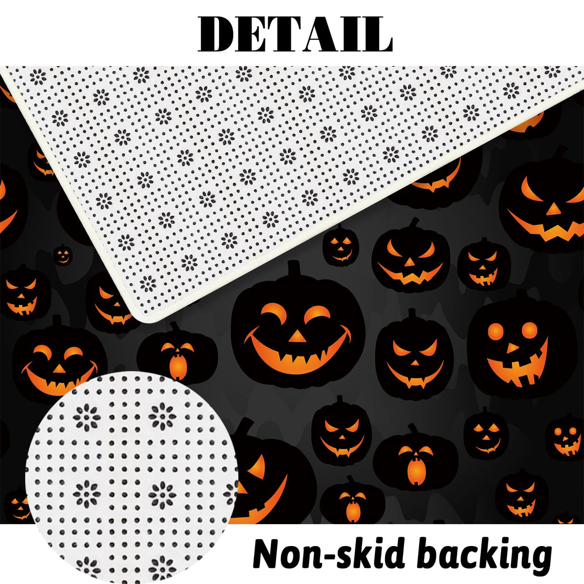 MEHOFOND Halloween Shower Curtain Set
