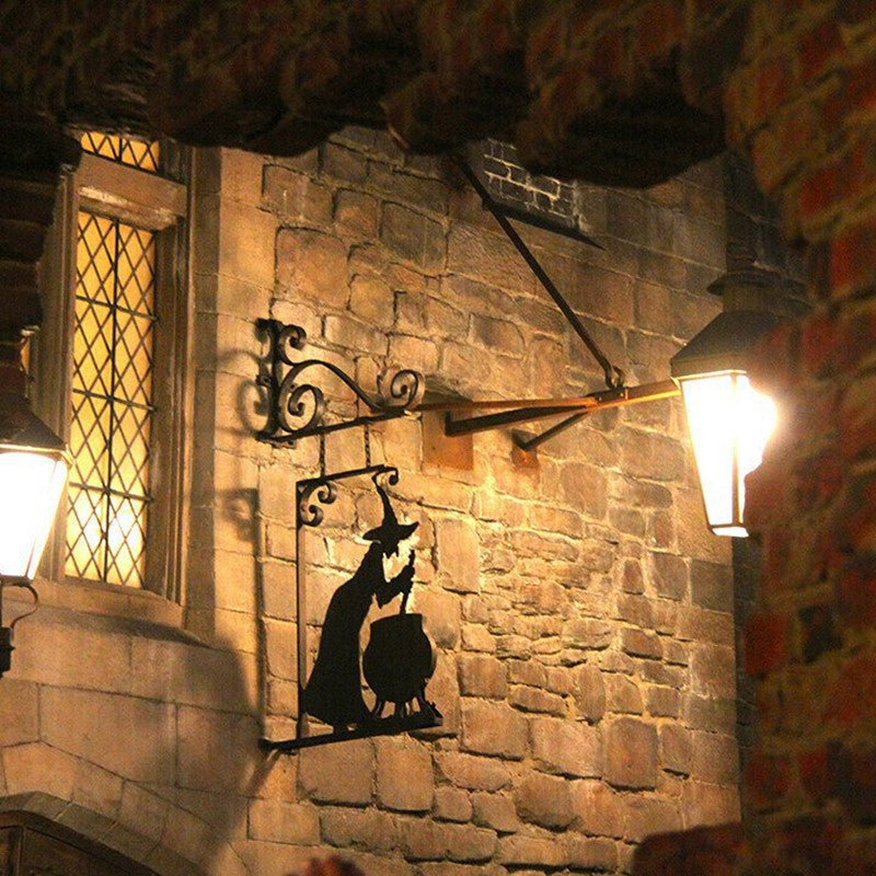Metal Wall Art Witch Logo Metal Sign Crafts Decoration