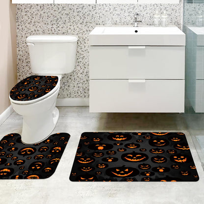 MEHOFOND Halloween Shower Curtain Set