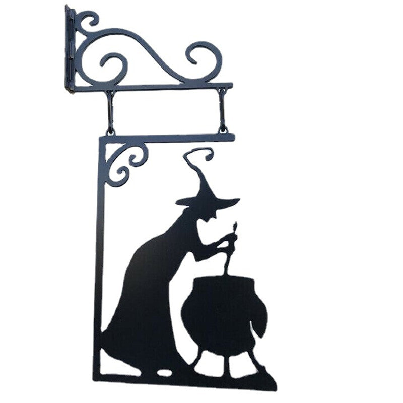 Metal Wall Art Witch Logo Metal Sign Crafts Decoration
