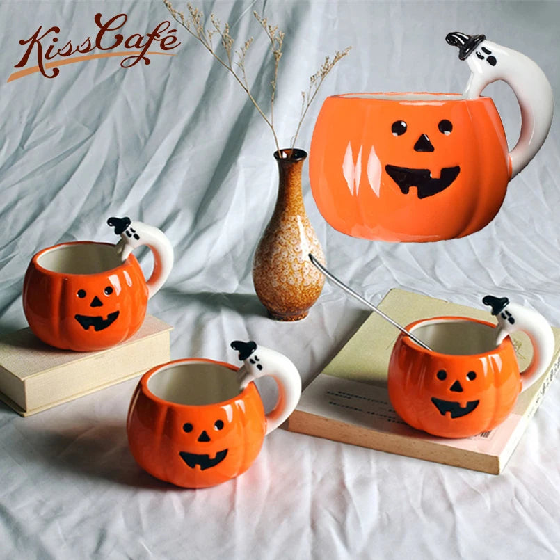 Pumpkin Coffee Ceramic Cup