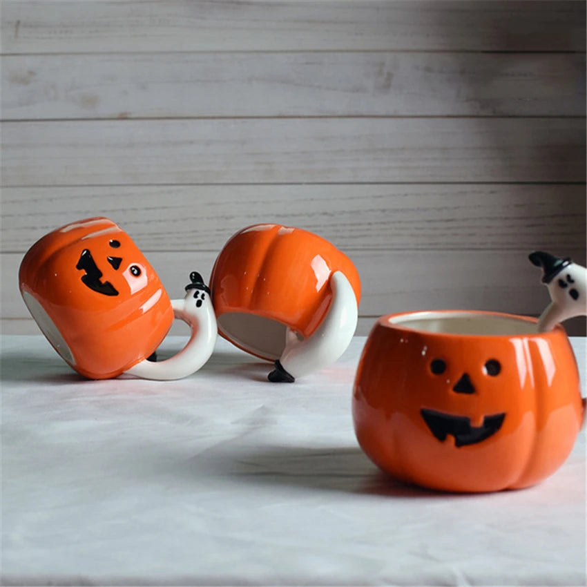 Pumpkin Coffee Ceramic Cup