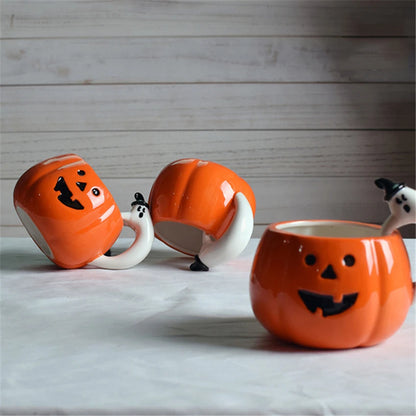 Pumpkin Coffee Ceramic Cup